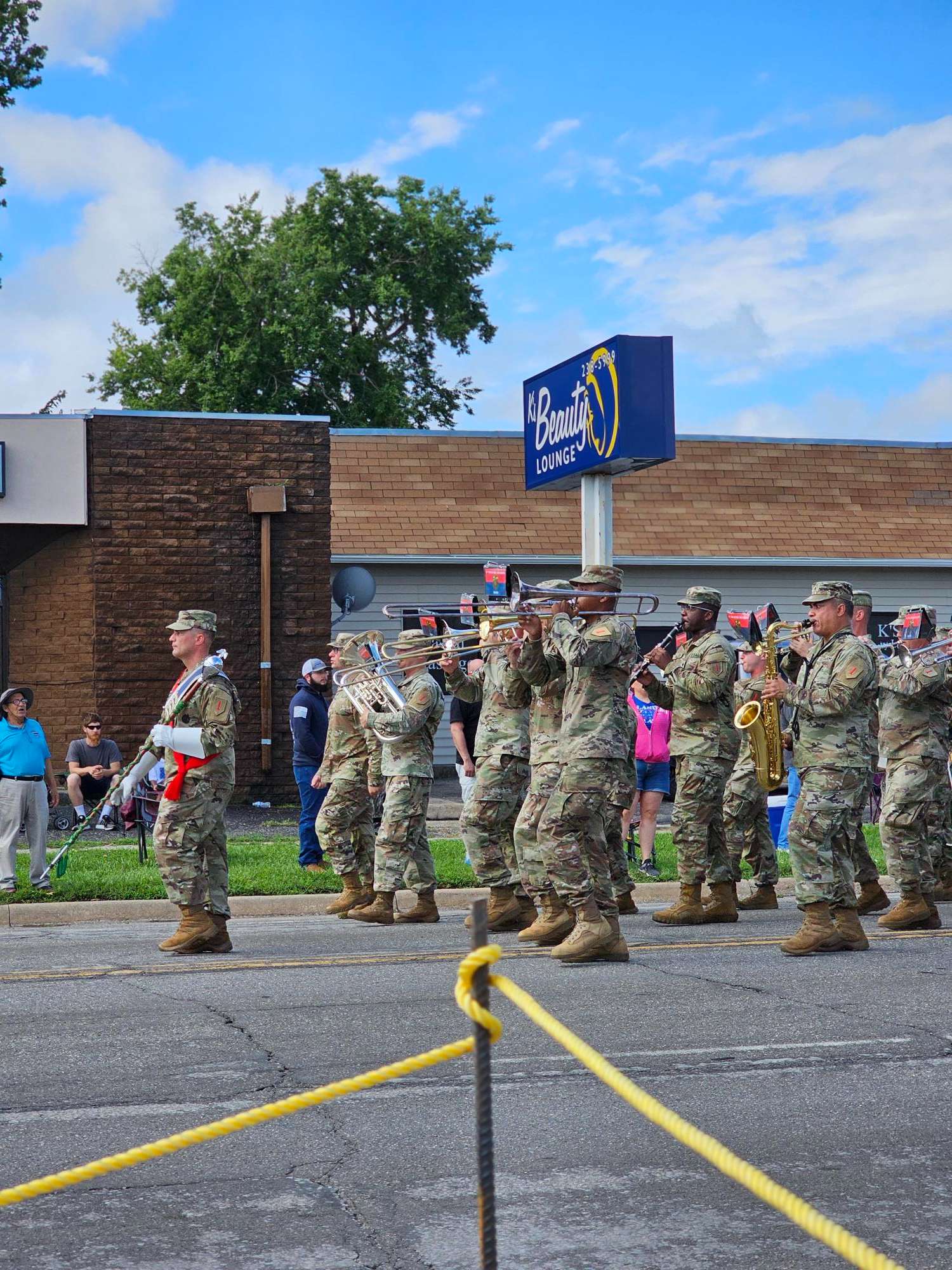 1st Infantry Division Band members ( Photo - Becce Juska )