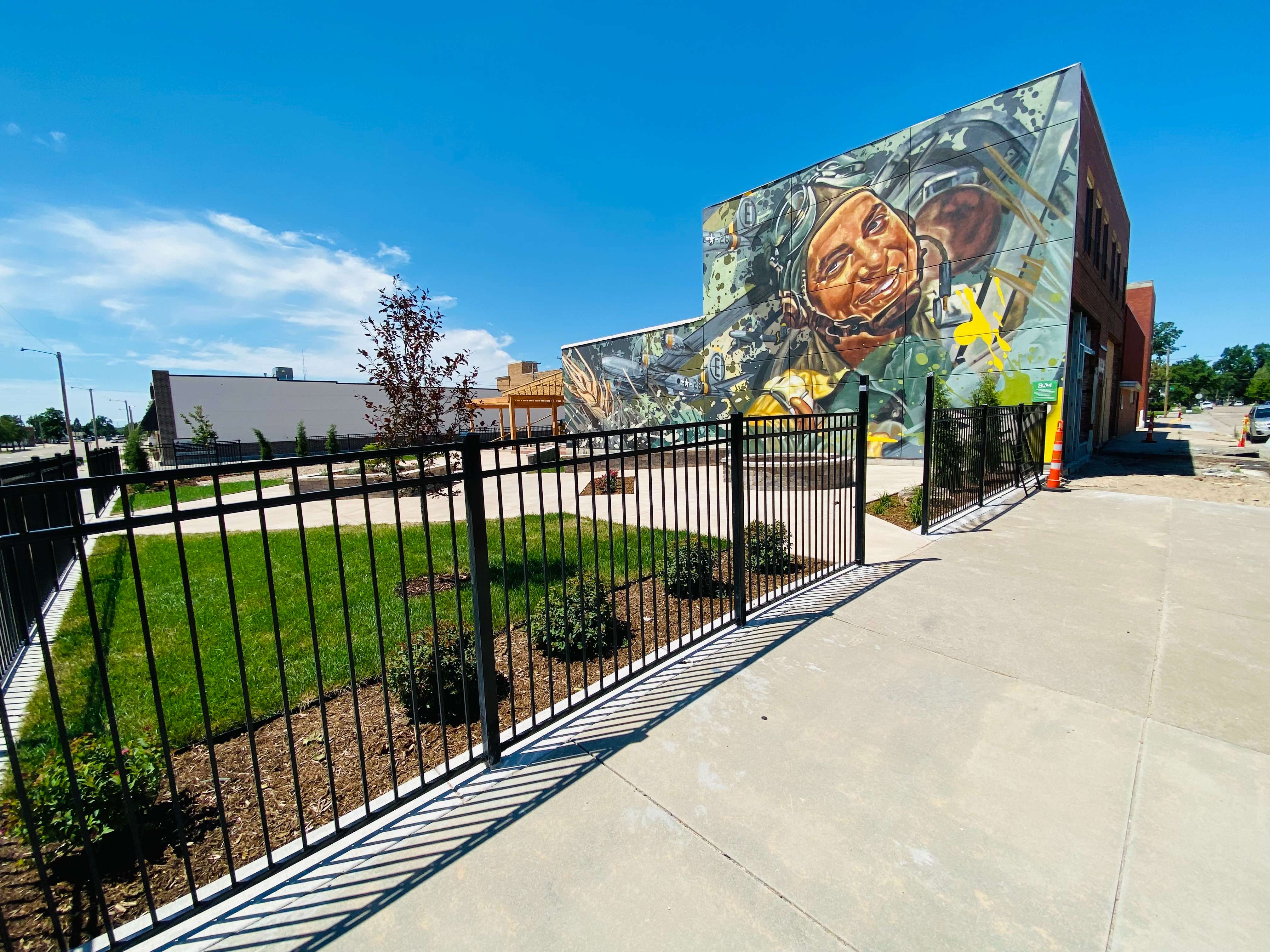 The Landing Restaurant &amp; Outdoor Gathering Space at Forest and Williams in Great Bend.