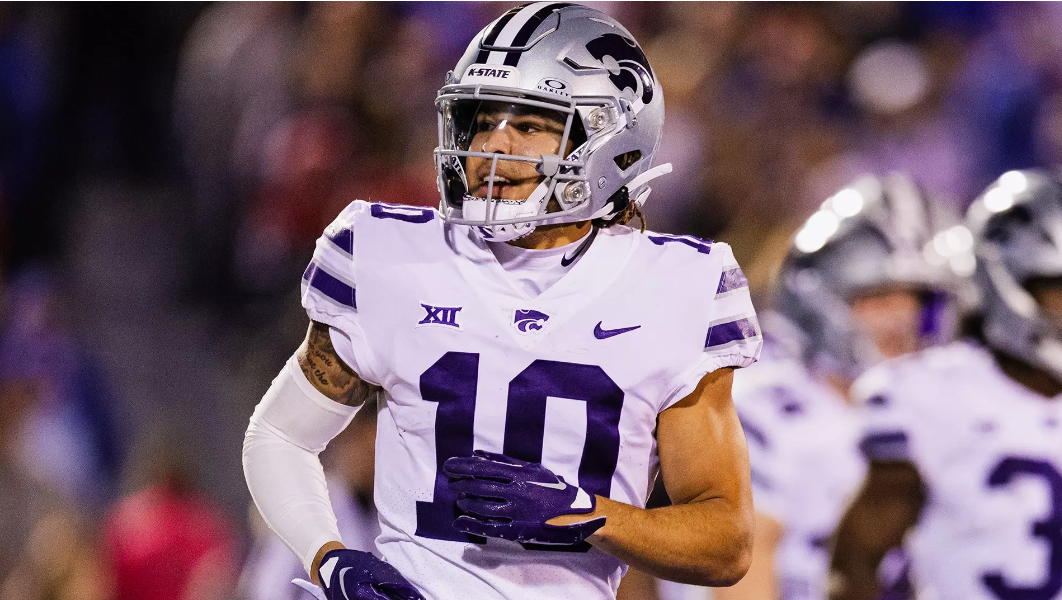 Receiver Keagan Johnson.