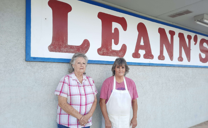 Leann's owner Margaret Huntwork with long-time employee Tammy Helfrich. Leann's will close its doors for the final time after 40 years in Great Bend on Sept. 27.