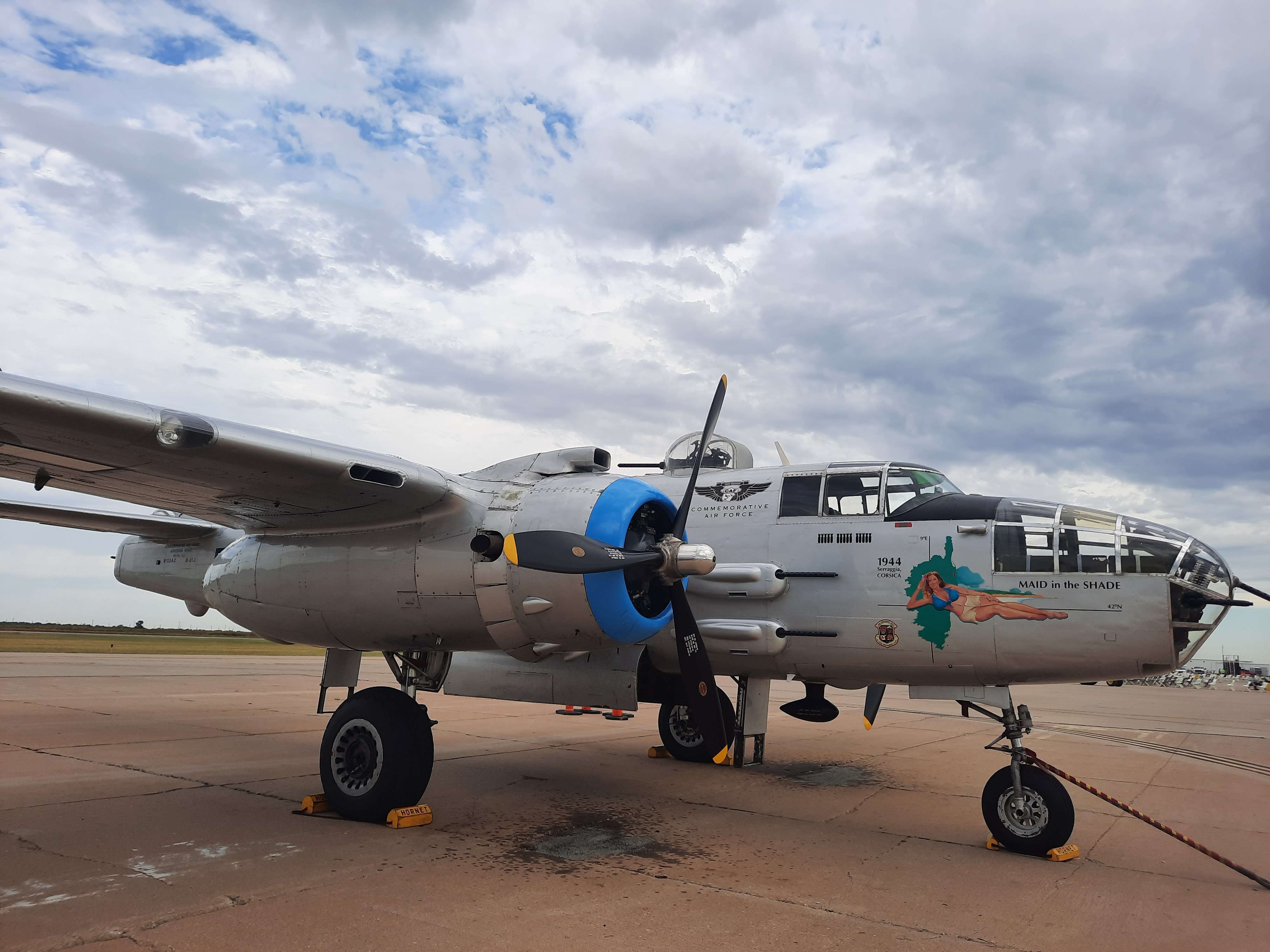 Seats went fast for the Commemorative Air Force's Living History Rides inside a B-17 and B-25 at this year's Great Bend Airfest.