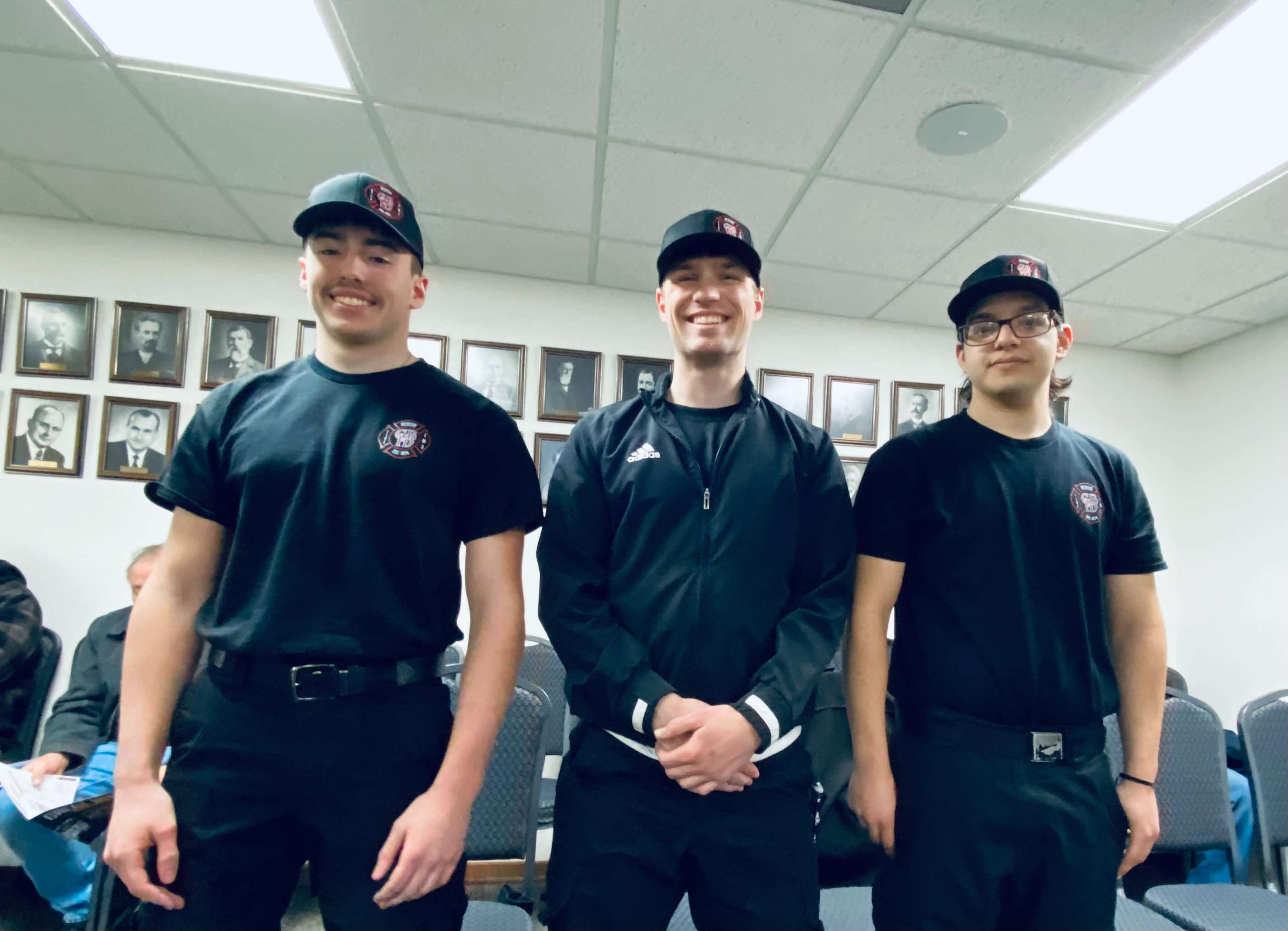 Trey Milsap, Drew Blake and Alex Rodriguez were introduced on Monday, Jan. 20, 2025 at the Great Bend City Council meeting as the newest hires for the Great Bend Fire Department.