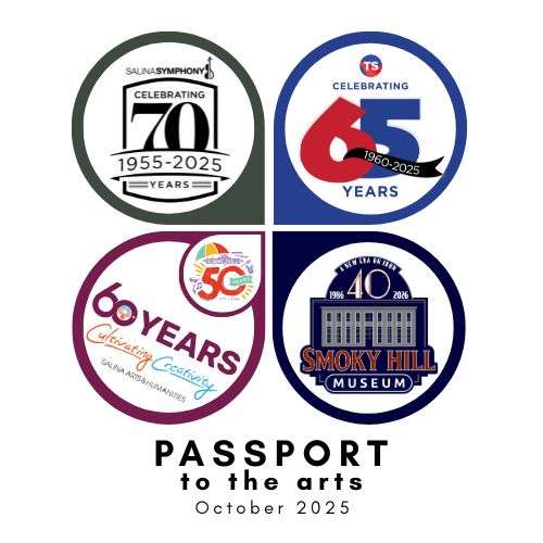 Four Salina organizations celebrate anniversaries with "Passport to the Arts." Courtesy of Salina Arts and Humanities