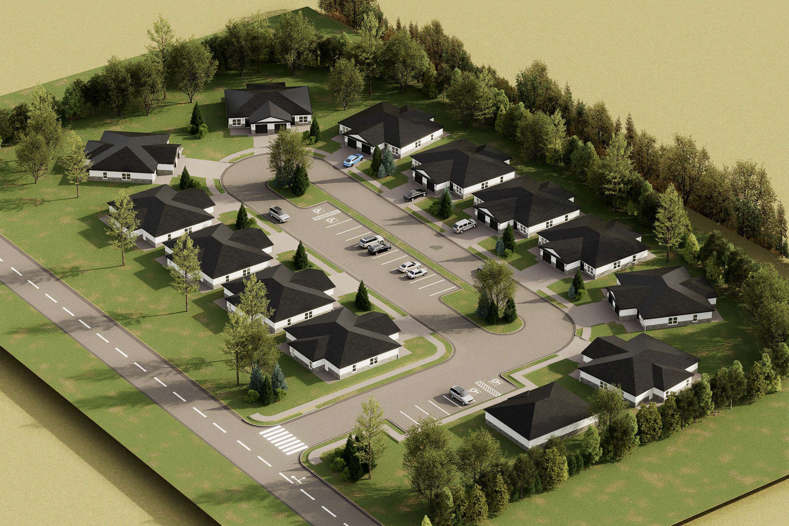 Flintwood, new senior housing under development in Russell. Courtesy image