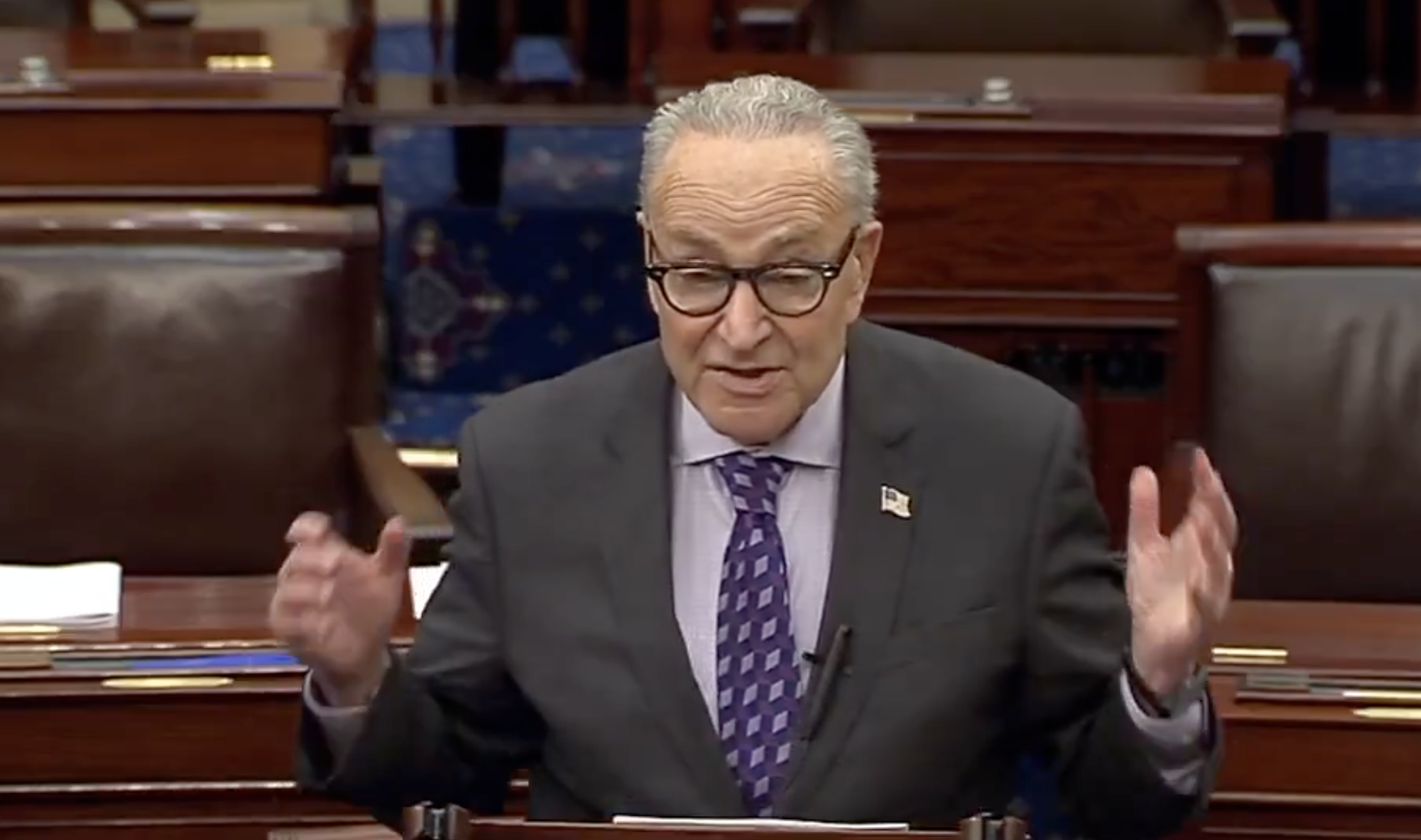 File image- Senate Minority Leader Chuck Schumer-courtesy CSPAN