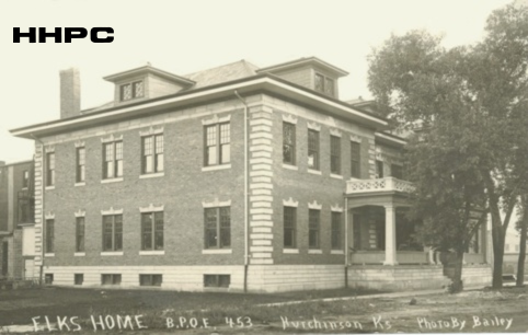 Elks Home S.E. View - S.W. Cor. 2nd &amp; Walnut - 1908. Courtesy of the Conard-Harmon Collection.