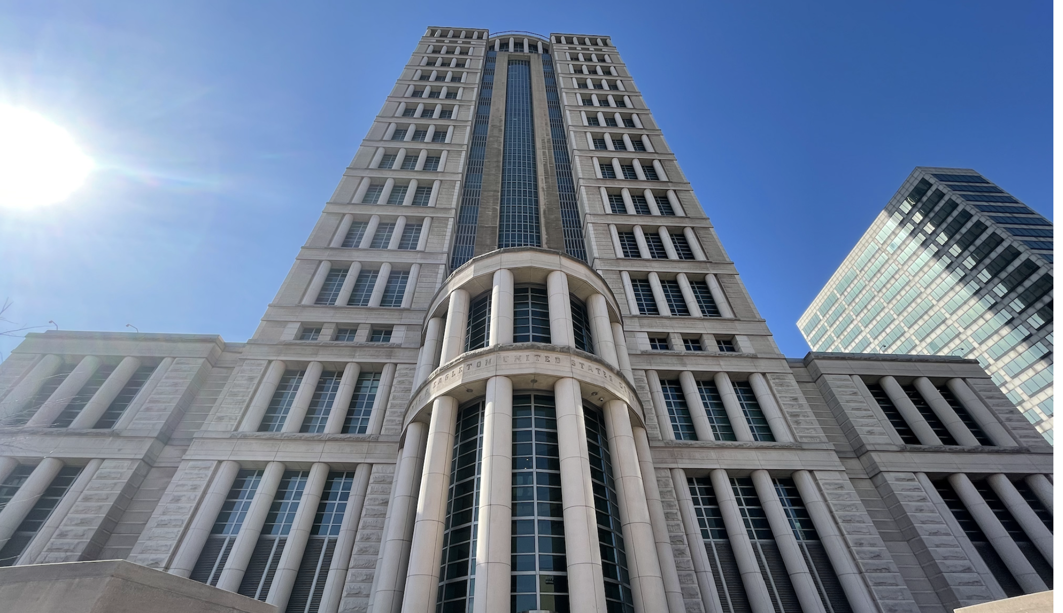 The Thomas F. Eagleton U.S. Courthouse in St. Louis, home of the United States District Court of the Eastern District of Missouri (Rebecca Rivas/Missouri Independen