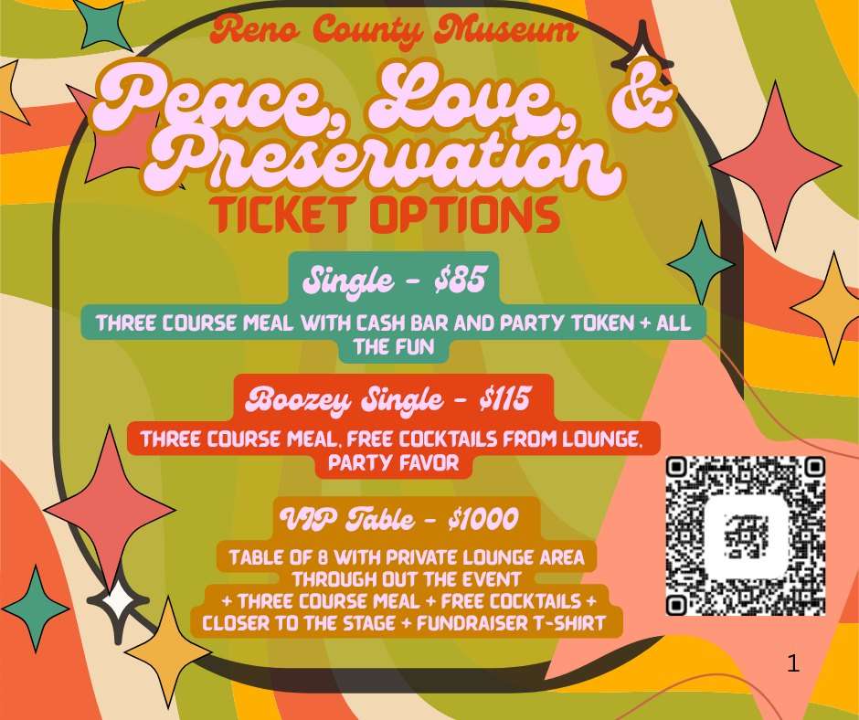 Reno County Museum - Peace Love and Preservation 