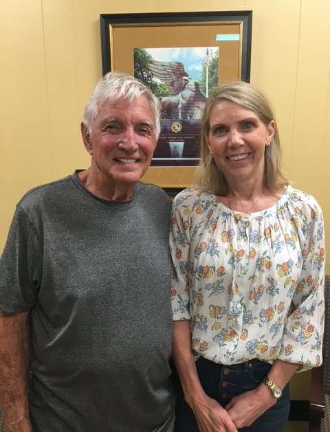 MWSU President Kennedy and M. O. Looney met in 2021/Photo courtesy of MWSU