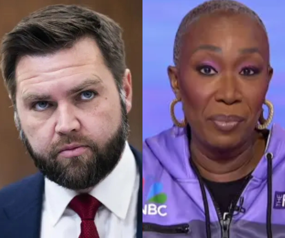 Vice President JD Vance (left) Political Commentator Joy Reid (right) /Photos AP