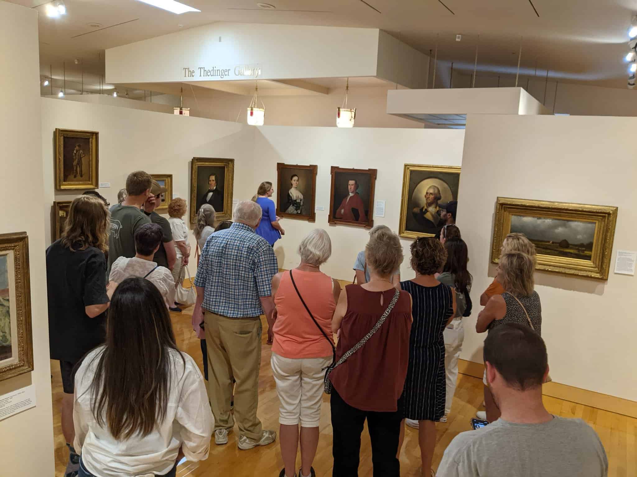 Participants in the Show Me St. Joseph experience tour the Albrecht Kemper Museum of Art/ Photo courtesy of the St. Joseph Convention and Visitors Bureau