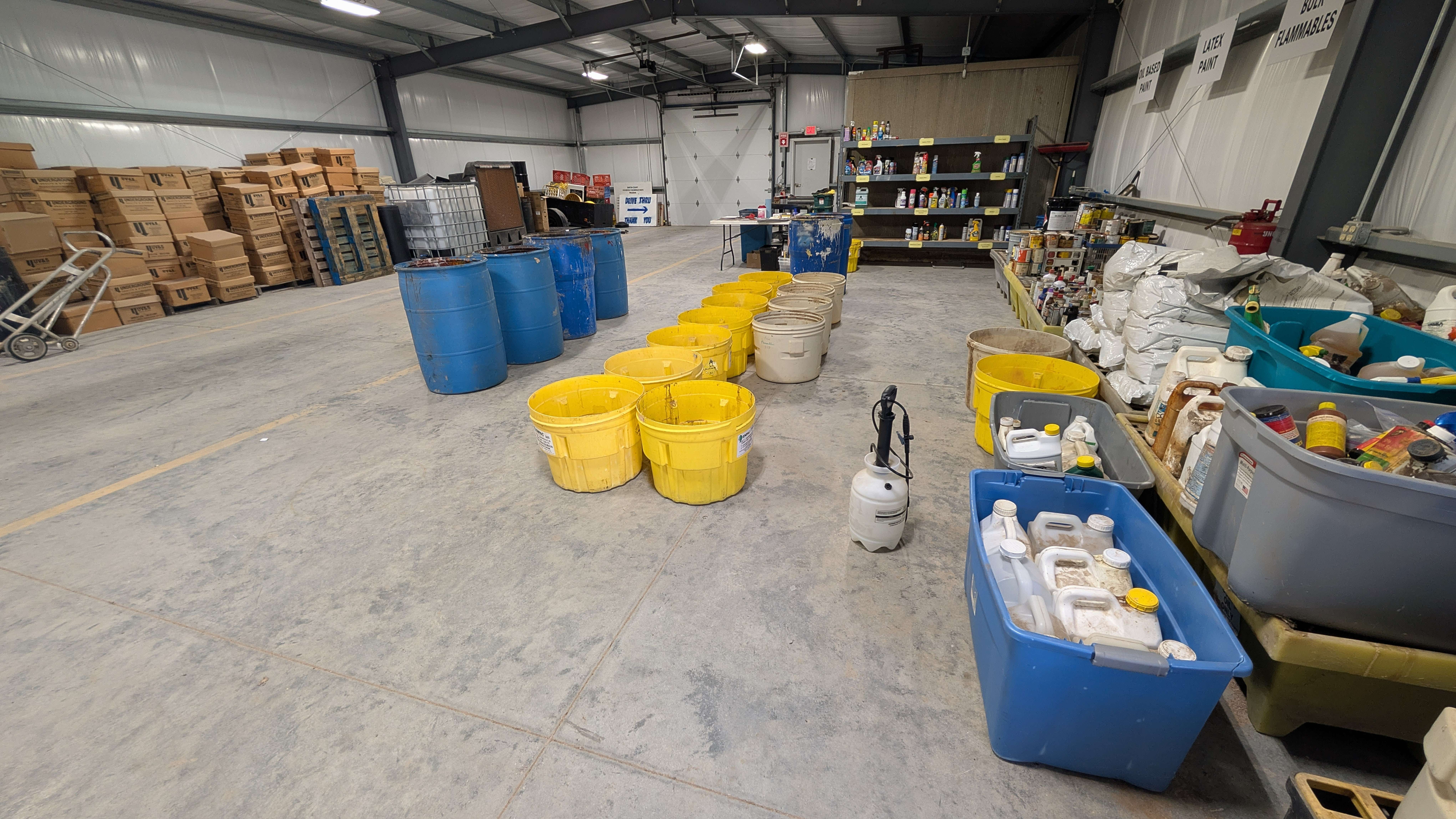 Offering free collection of household hazardous waste is one of the many services offered by the Barton County Landfill.