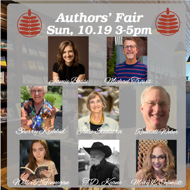 Third local Authors Fair at Red Fern Bookseller on Sunday, October 19 from 300 pm - 500 pm. Courtesy of Red Fern Booksellers