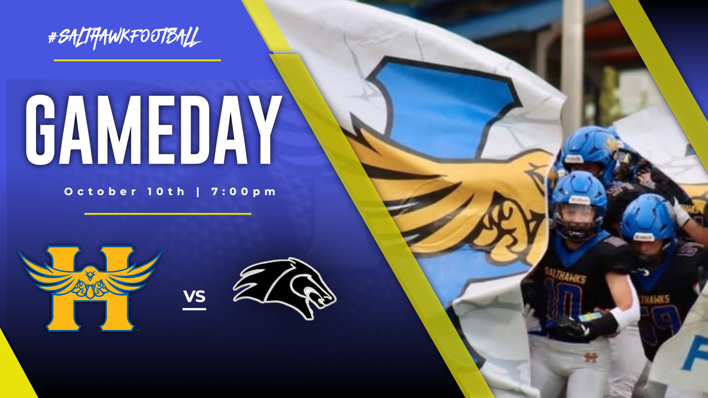 GAME DAY vs CCampus High School tonight at Gowans Stadium