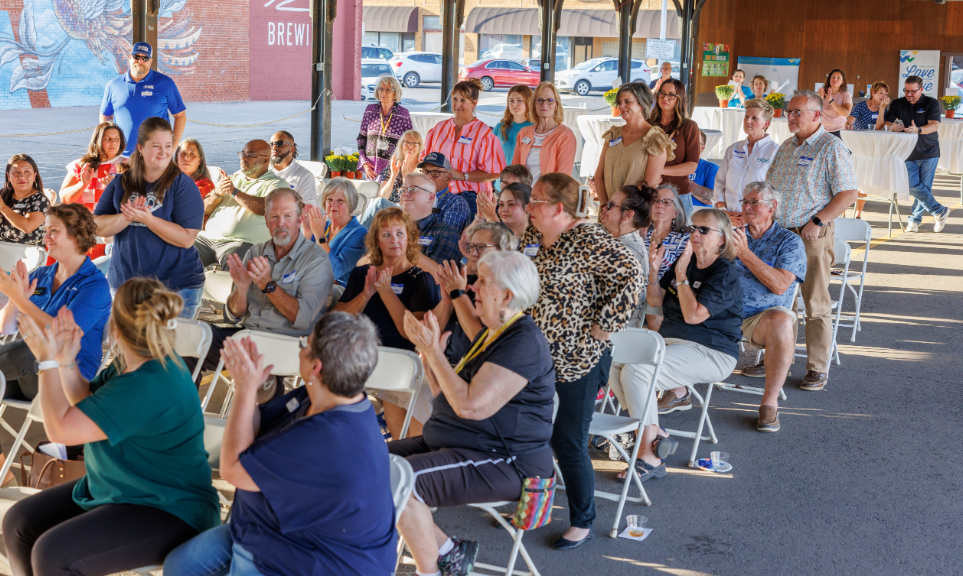 Recipients of 2025 Fund for Reno County grants were recognized during Hutchinson Community Foundation's UPLIFT 2025 program Oct. 2 at the Reno County Farmers Market Pavilion, Second Avenue and Washington Street in Hutchinson. (Nick Hemphill Photo Video)