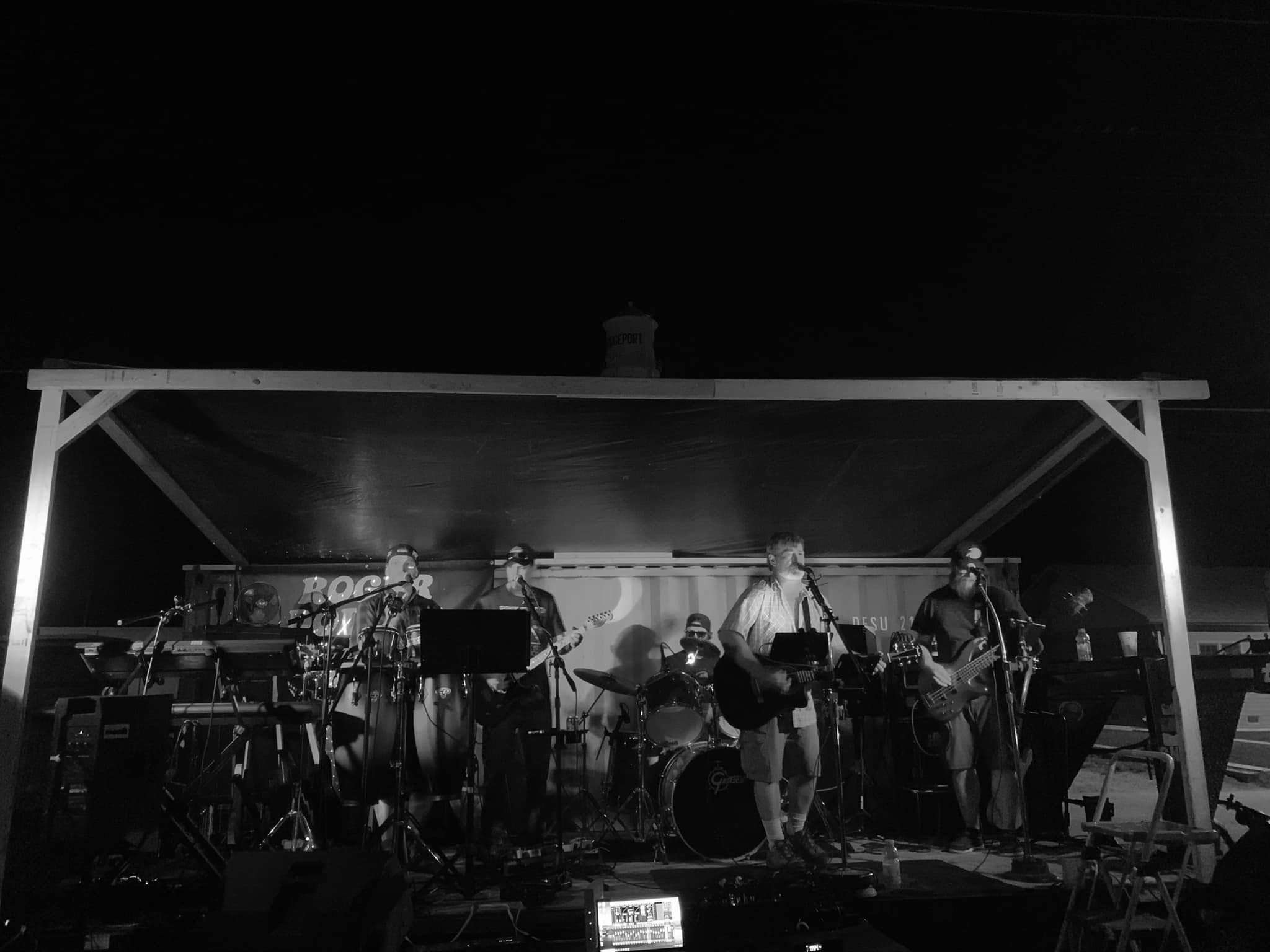 Shane Brown and The Get Down performing in Bridgeport. Photo by Kalin Krohe