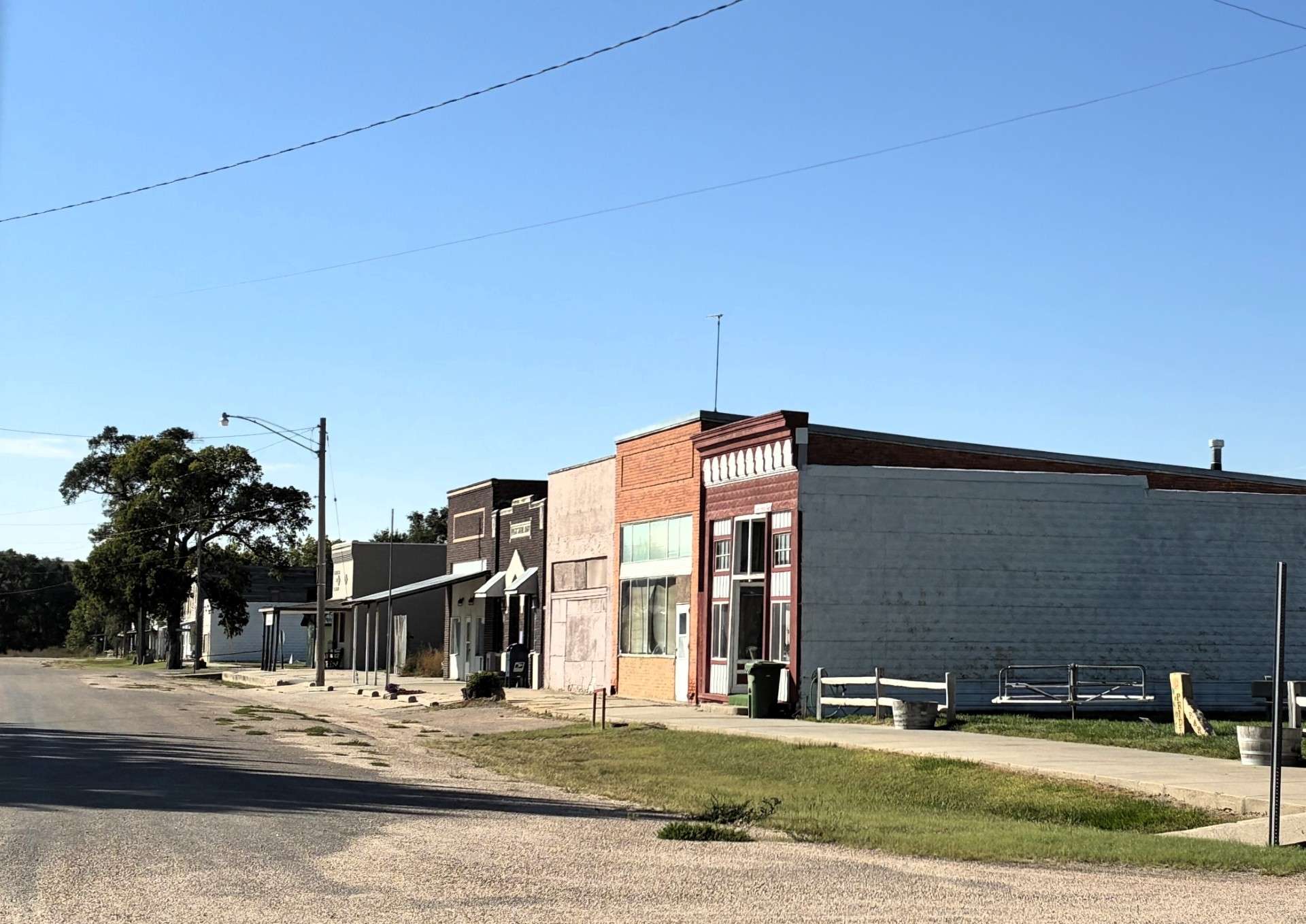 Main Street in Herndon, Kansas. Photo by Karen Madorin