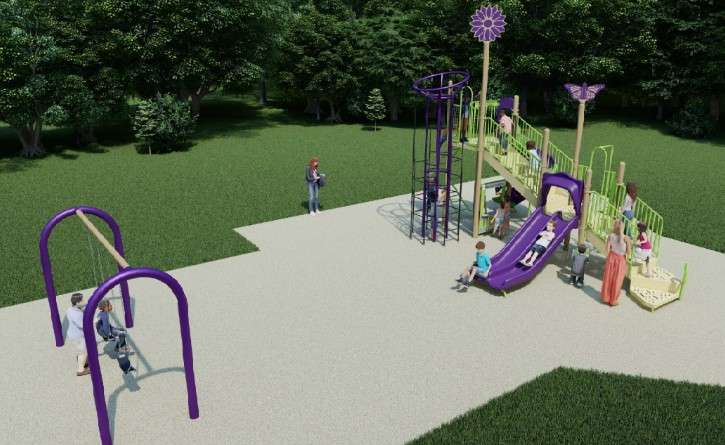 New Kenwood Park playground. Courtesy of Salina Parks and Recreation