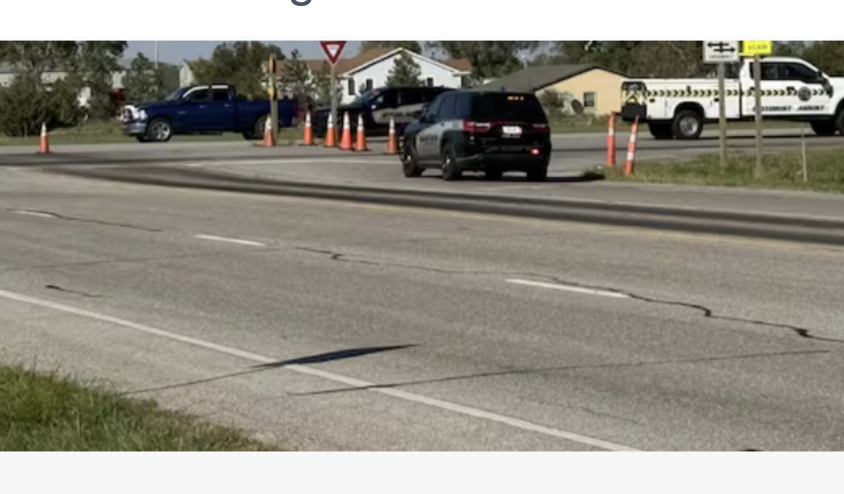 First responders near the scene of the fatal crash-photo courtesy KWCH