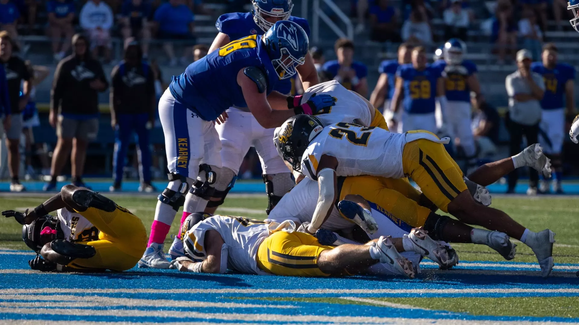Missouri Western fought hard for three quarters against Nebraska Kearney, but two late turnovers gave the Griffons their fourth straight loss, falling 27-7 to the Lopers/ Photo courtesy of MoWest Media Relations