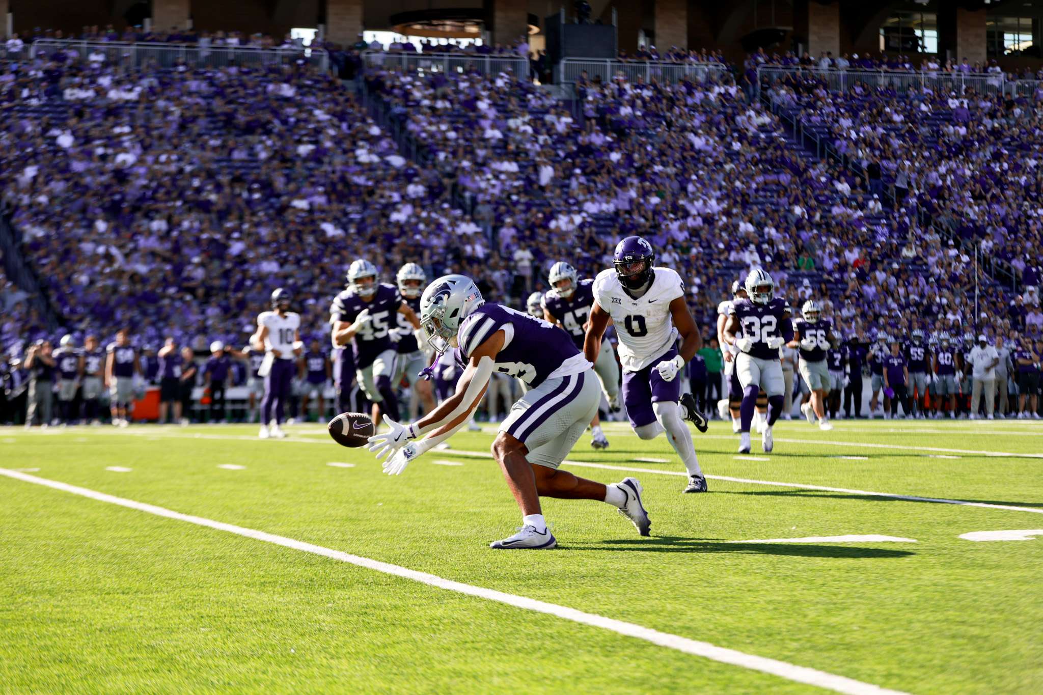 Kansas State dominated in every phase of the game to beat TCU 41-29 on Saturday at Bill Snyder Family Stadium/ Photo courtesy of K State Football on X