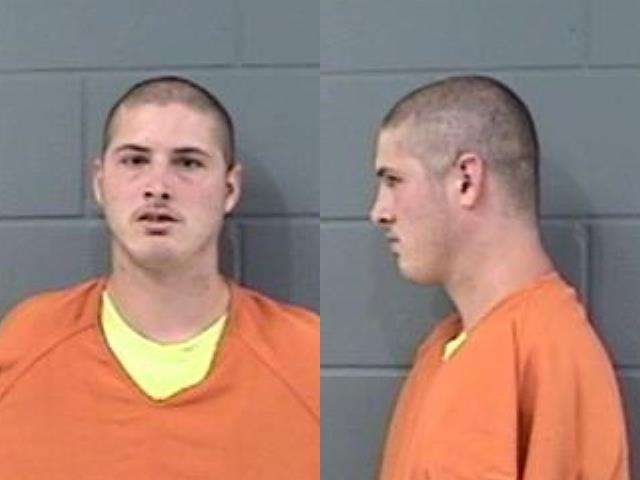 Jordan Greene, Battery on LEO; Bodily harm to corrections/court services officer on duty; Battery; Knowing/recklessly cause great bodily harm; Criminal threat; Cause terror, evacuation or disruption, arrested 10/02