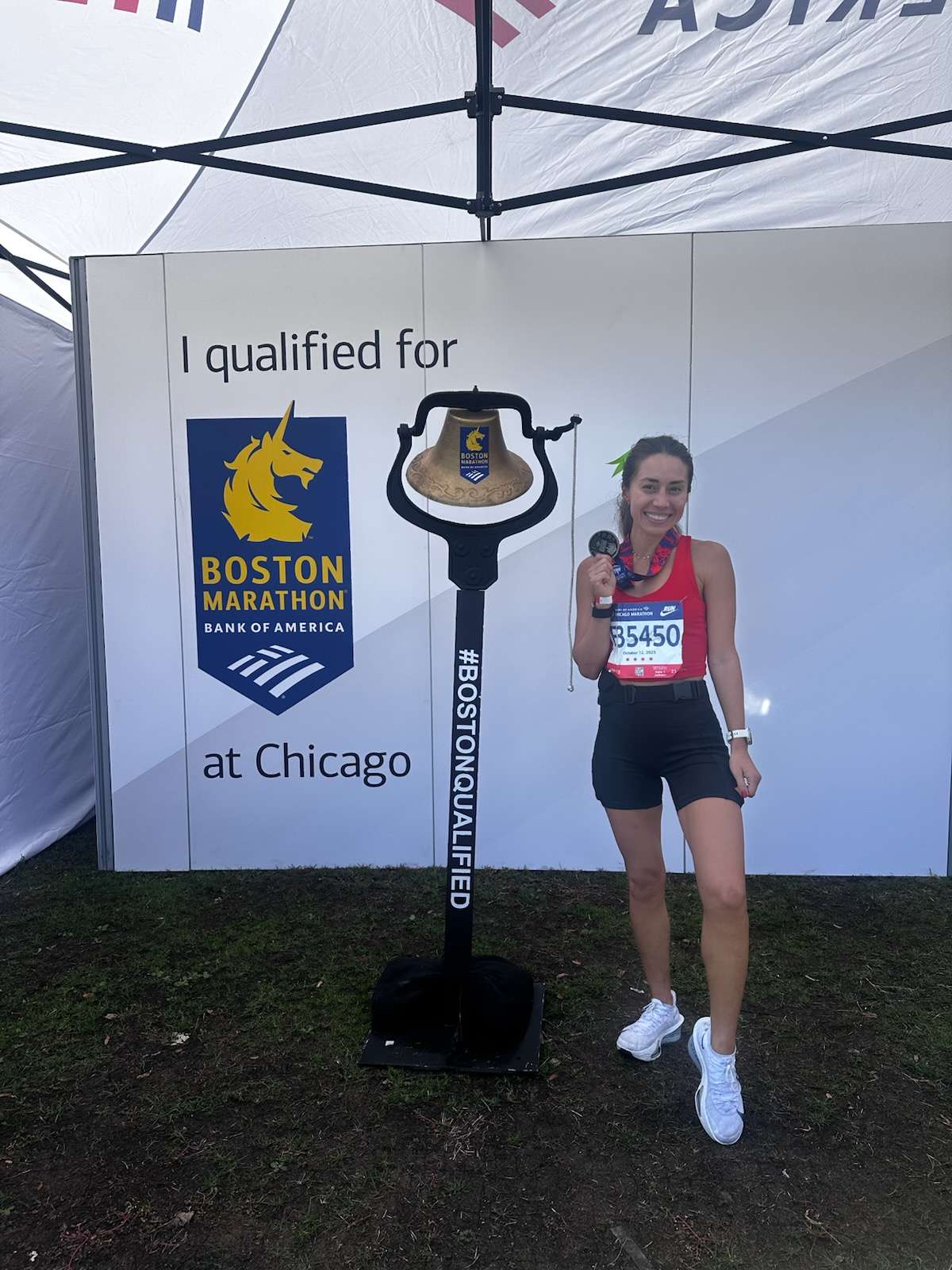 Spray finished 7,812th out of more than 54,000 runners, men and women.