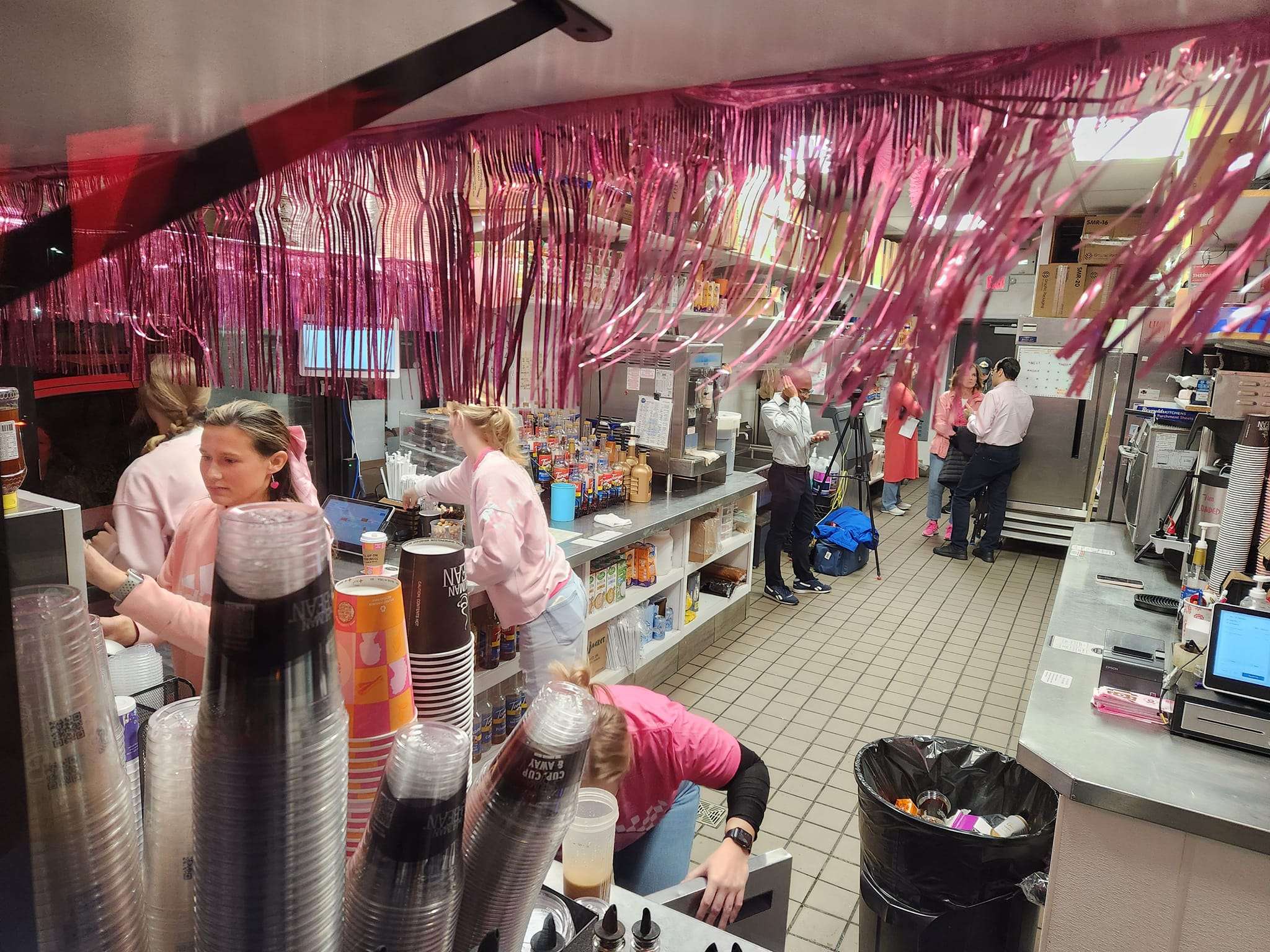 The Human Bean will be decked out in pink to support Coffee for a Cure on Friday from 5am to 7:30pm, raising money to support breast cancer patients at Mosaic Life Care/ Photo courtesy of Imagine St. Joseph 2040 on Facebook