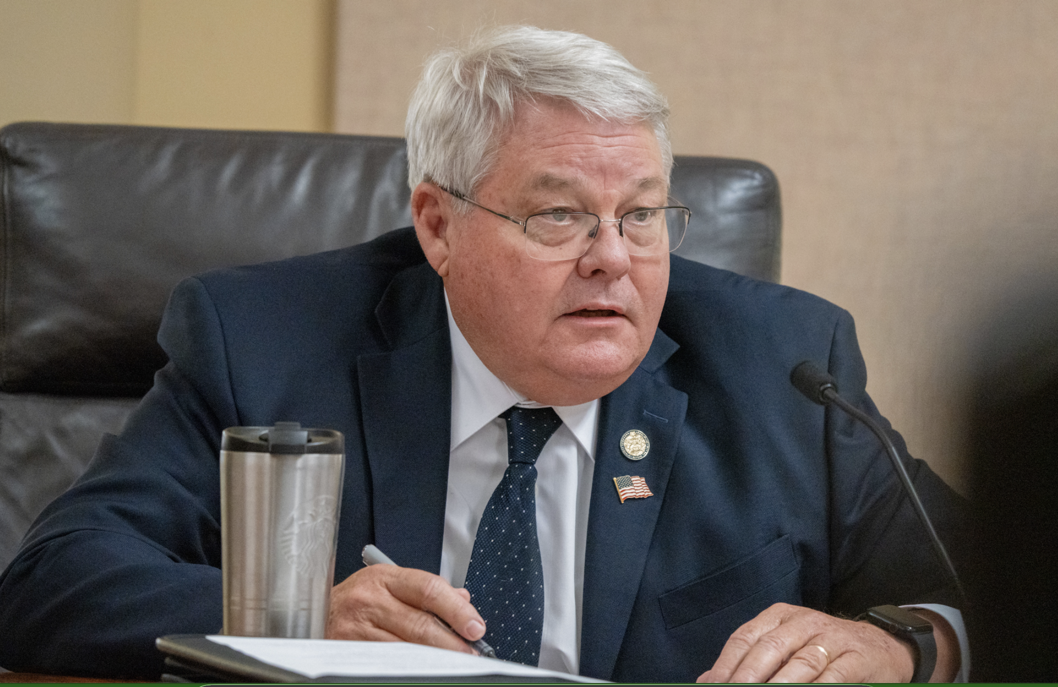 tate Sen. Rick Holdcroft of Bellevue. July 31, 2024. (Zach Wendling/Nebraska Examiner)