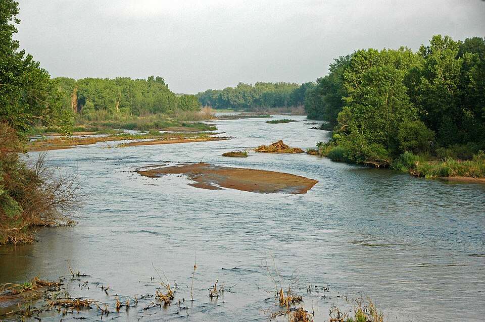 South Platte River in North Platte, Ne