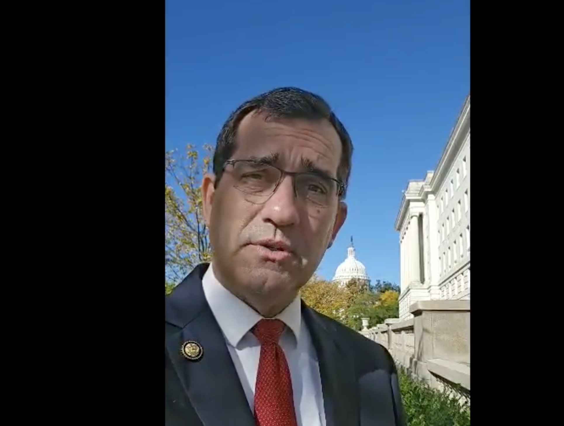 Rep. Derek Schmidt from a video on his social media page last week