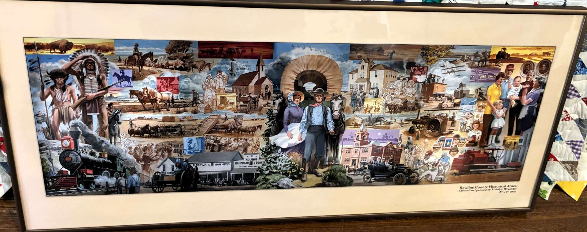 Rawlins County history by Rudolph Wendelin at Rawlins County Museum in Atwood. Photo by Karen Madorin