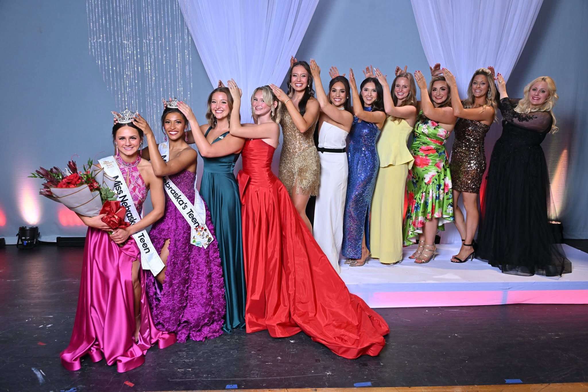 Part of the lineage of Miss Nebraska's Teen titleholders. (Courtesy Photo)