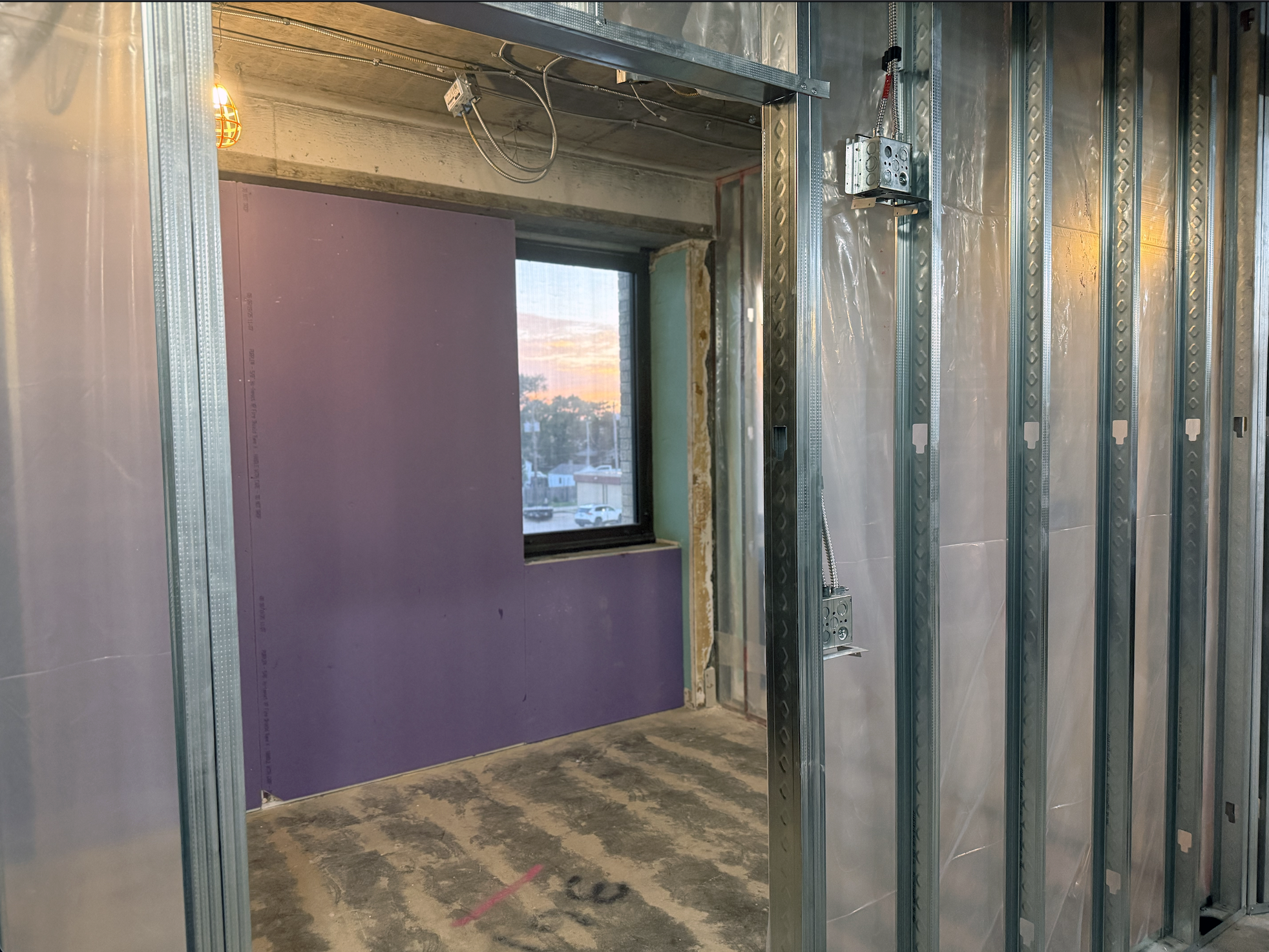 A patient room in the Crisis Intervention Center. All of the rooms will be private. The rooms will be small, but patients will be encouraged to spend time with other patients in group areas. Photo by Cristina Janney/Hays Post