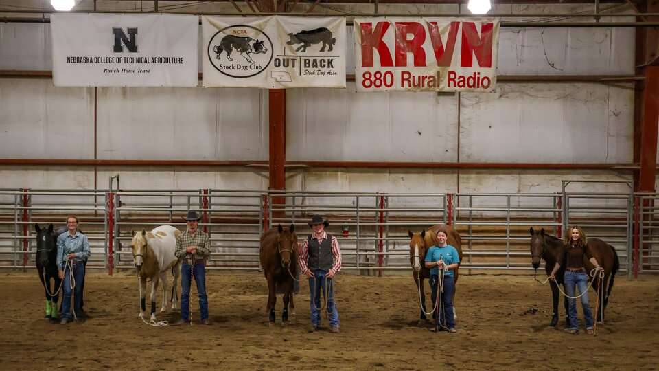 Left to right: McKenzie Heil (North Platte), August Schow (Paxton), Gage Sorensen (Garden City, KS), Madison Wilson (Shattuck, OK), Karah Barnes (Lincoln)