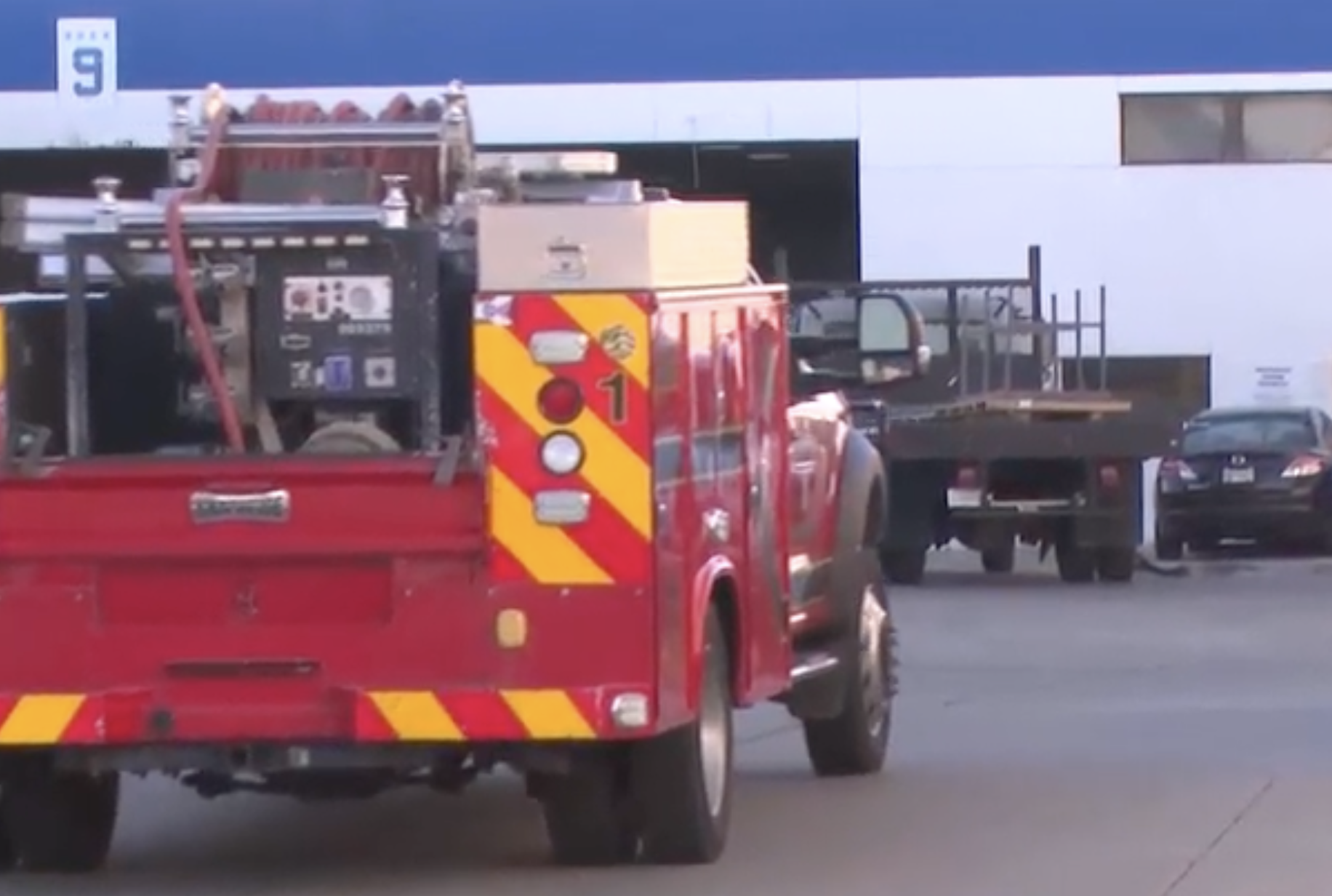 First responders on the scene -photo courtesy KWCH