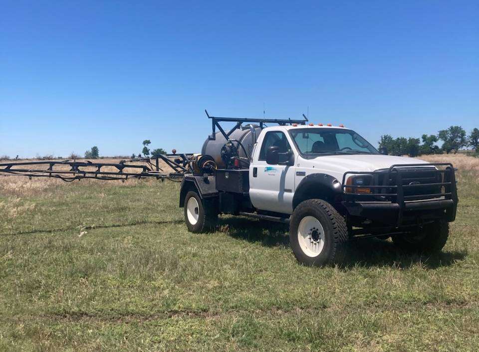 Shown is one of the Barton County Weed Department spraying rigs used to knock out invasive weeds to meet state regulations and help keep the county clear of the damaging plants.