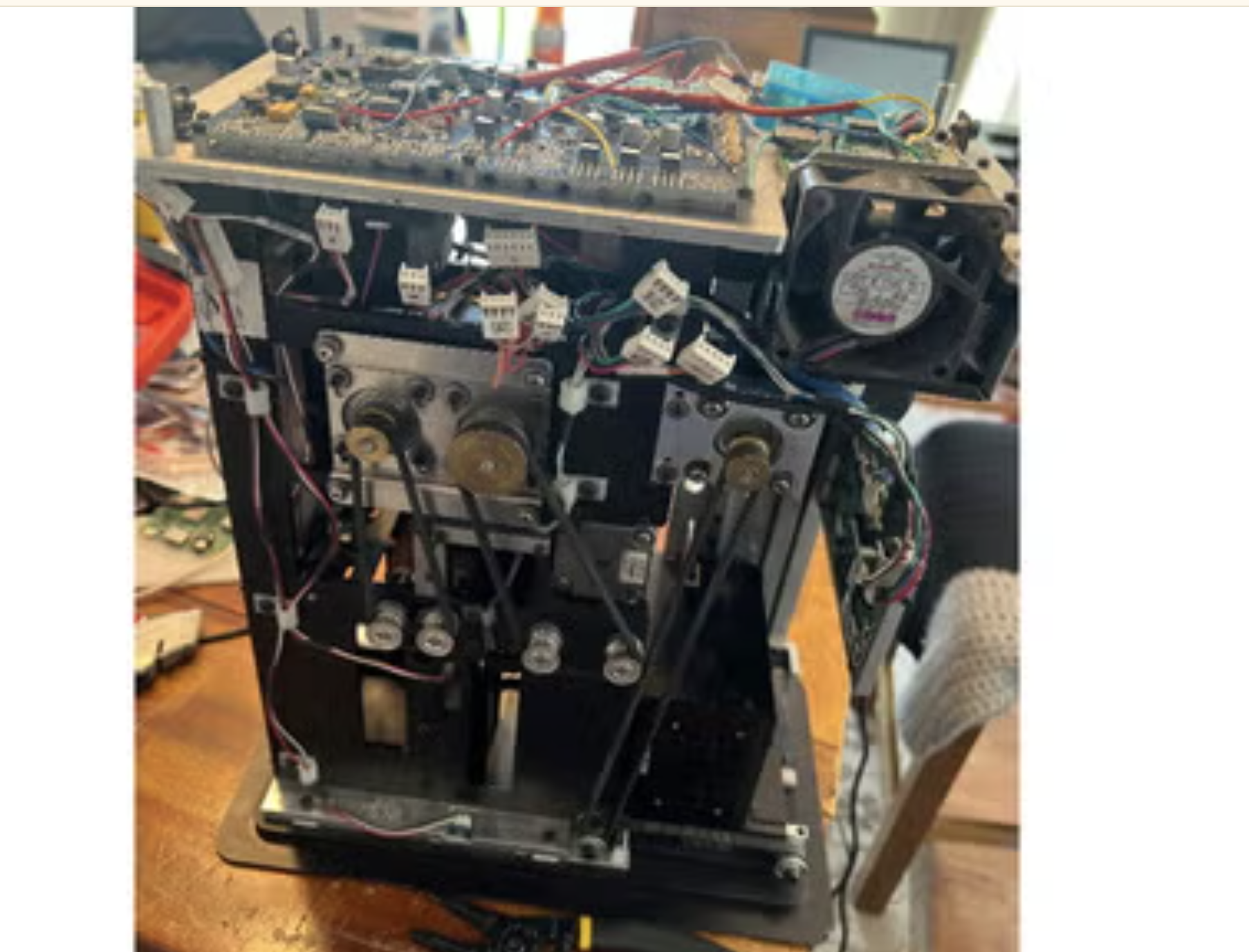 A card shuffler allegedly used by defendants in a sports betting and illegal gambling case announced Thursday -photo U.S. Attorney's office