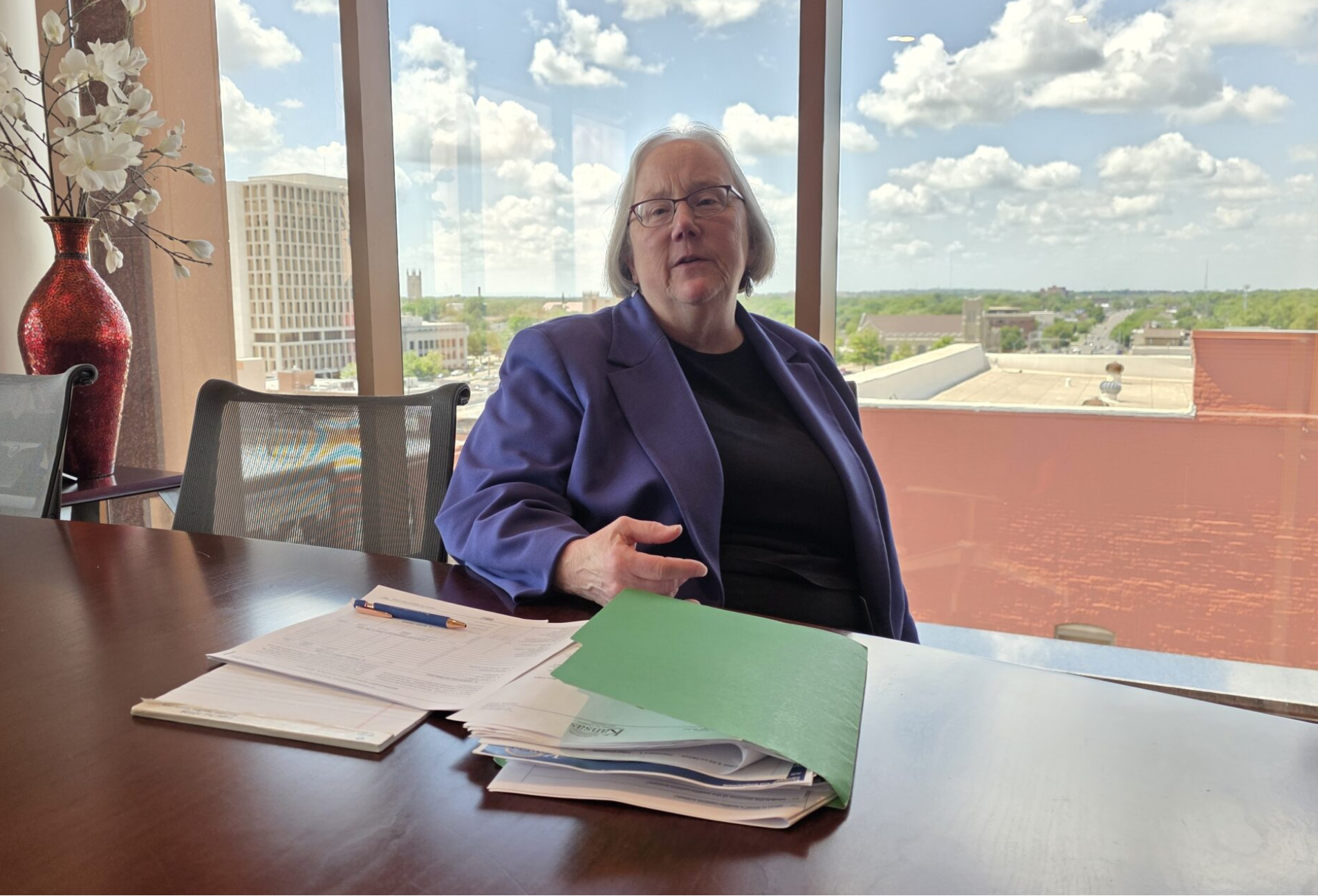 Department for Children and Families secretary Laura Howard is closely watching a California lawsuit that's looking at whether the federal government has the right to access personal data of Supplemental Nutrition Assistance Program applicants and recipients. Kansas officials have refused to turn over the data because of concerns it would be a privacy violation. (Morgan Chilson/Kansas Reflector)