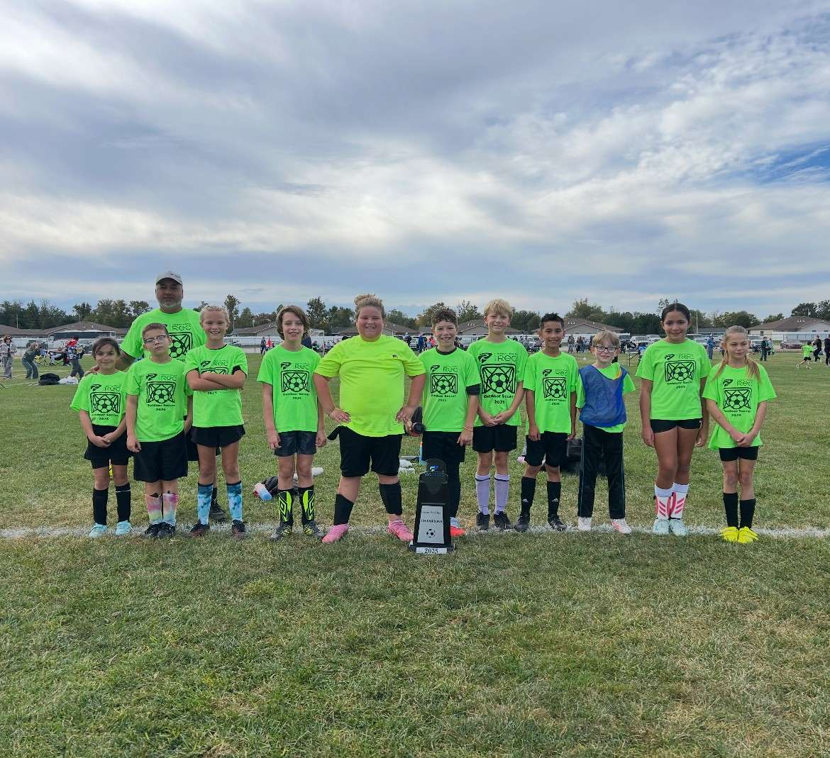 <b>4th-5th grade league:&nbsp; Neon Force - Head Coach Rafael Espinosa</b>
