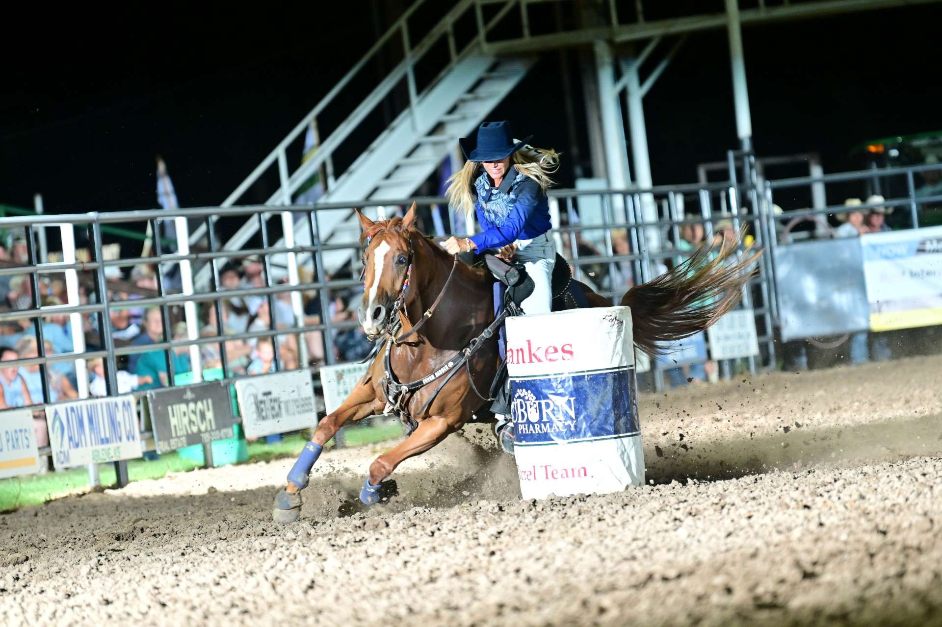 Barrel racer, Wild Bill Hickok Rodeo by Fly Thomas. Courtesy photo