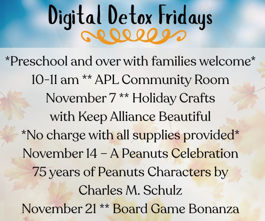 APL Digital Detox Fridays