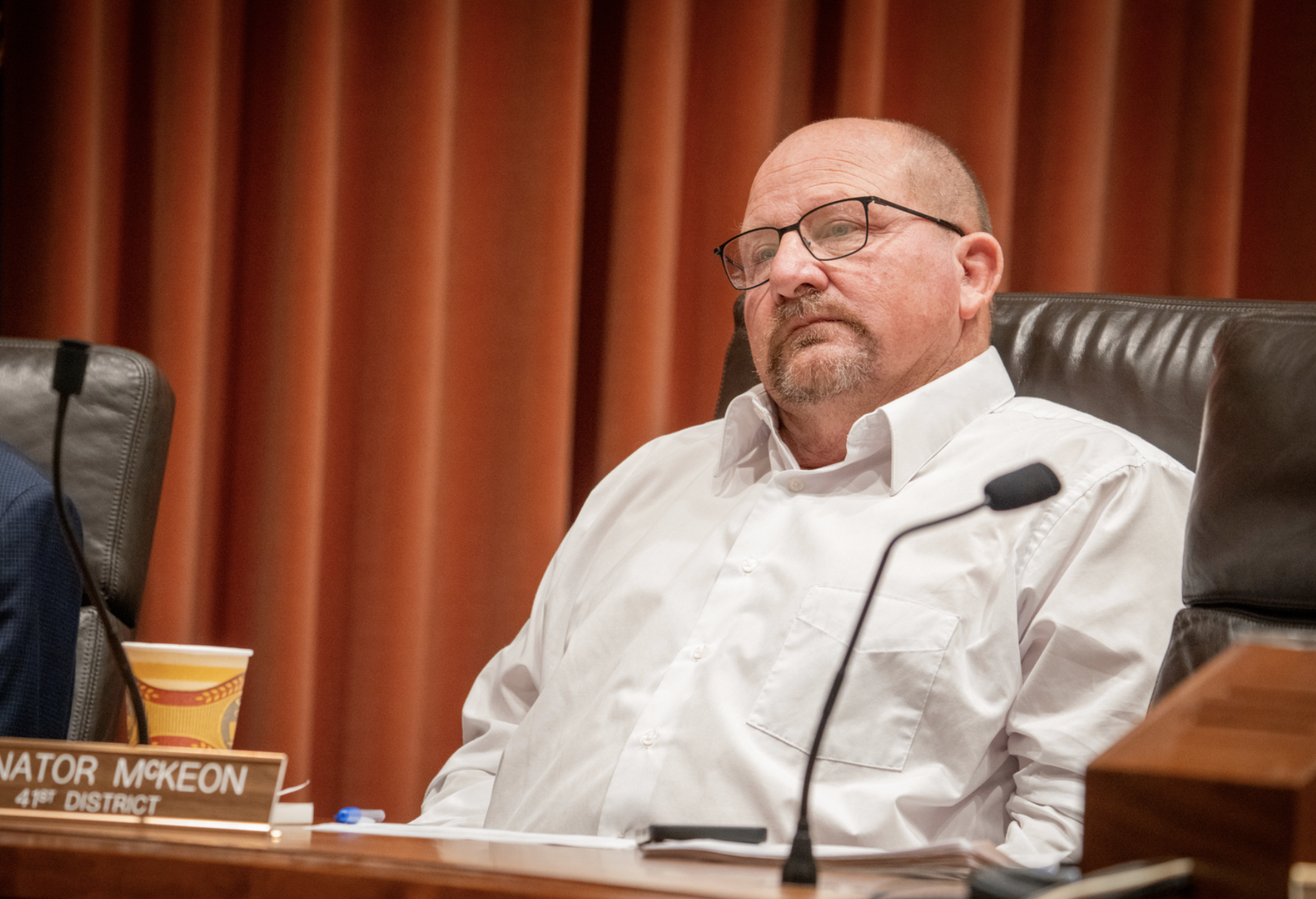 State Sen. Dan McKeon of Amherst. Oct. 24, 2025. (Photo by Zach Wendling/Nebraska Examiner)