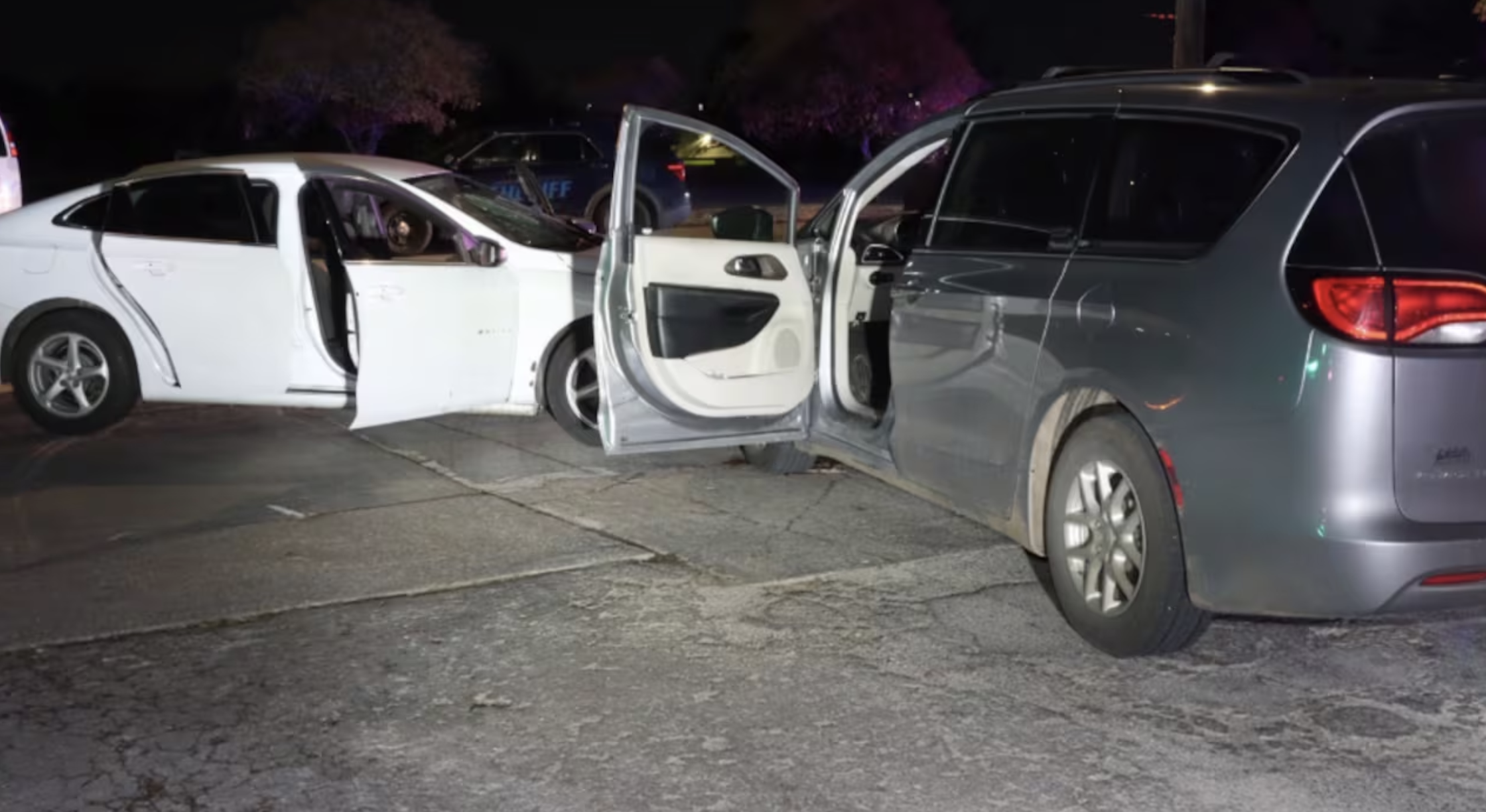 View of the crash scene photo courtesy KWCH