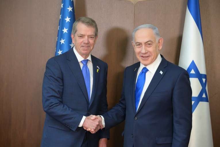 Governor Pillen with Israeli Prime Minister Benjamin Netanyahu