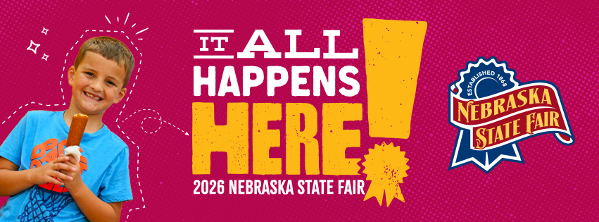 Nebraska State Fair unveils 2026 theme, "It All Happens Here!"