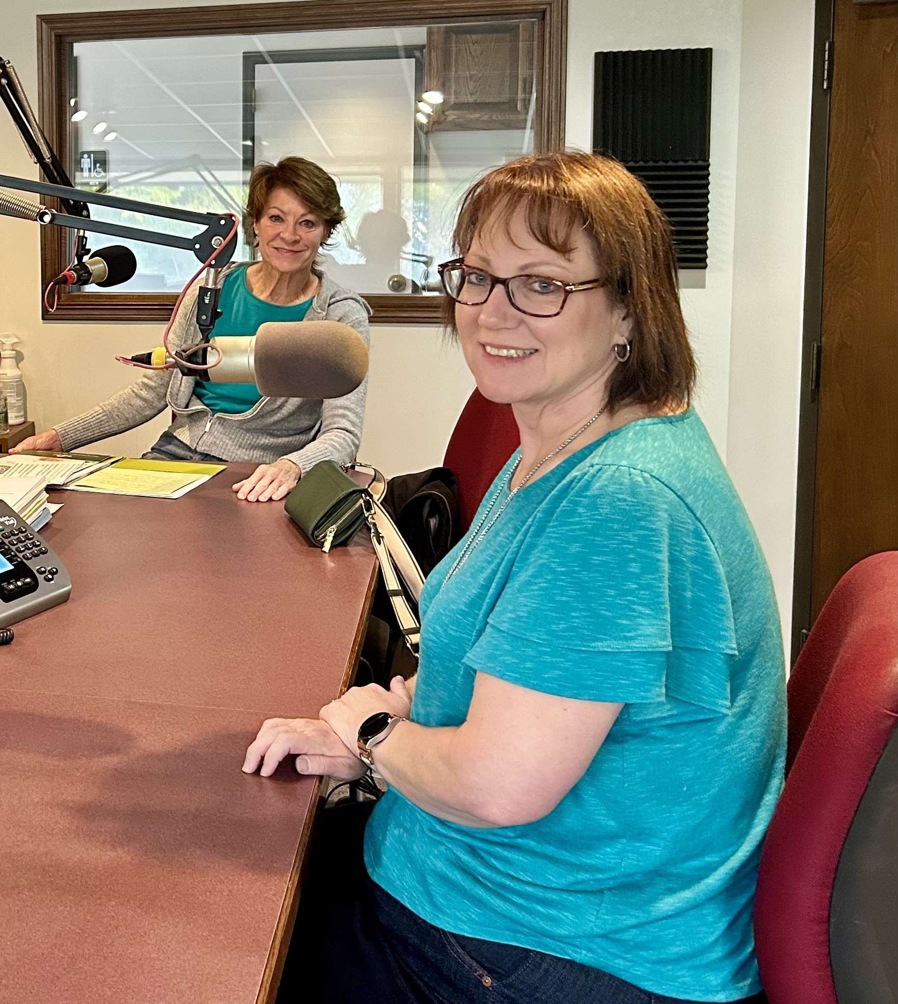 Donna Davis, (L) Capital Campaign Coordinator and Angela Penner, Executive Director, Food Bank of Reno County (Hutch Post photo)