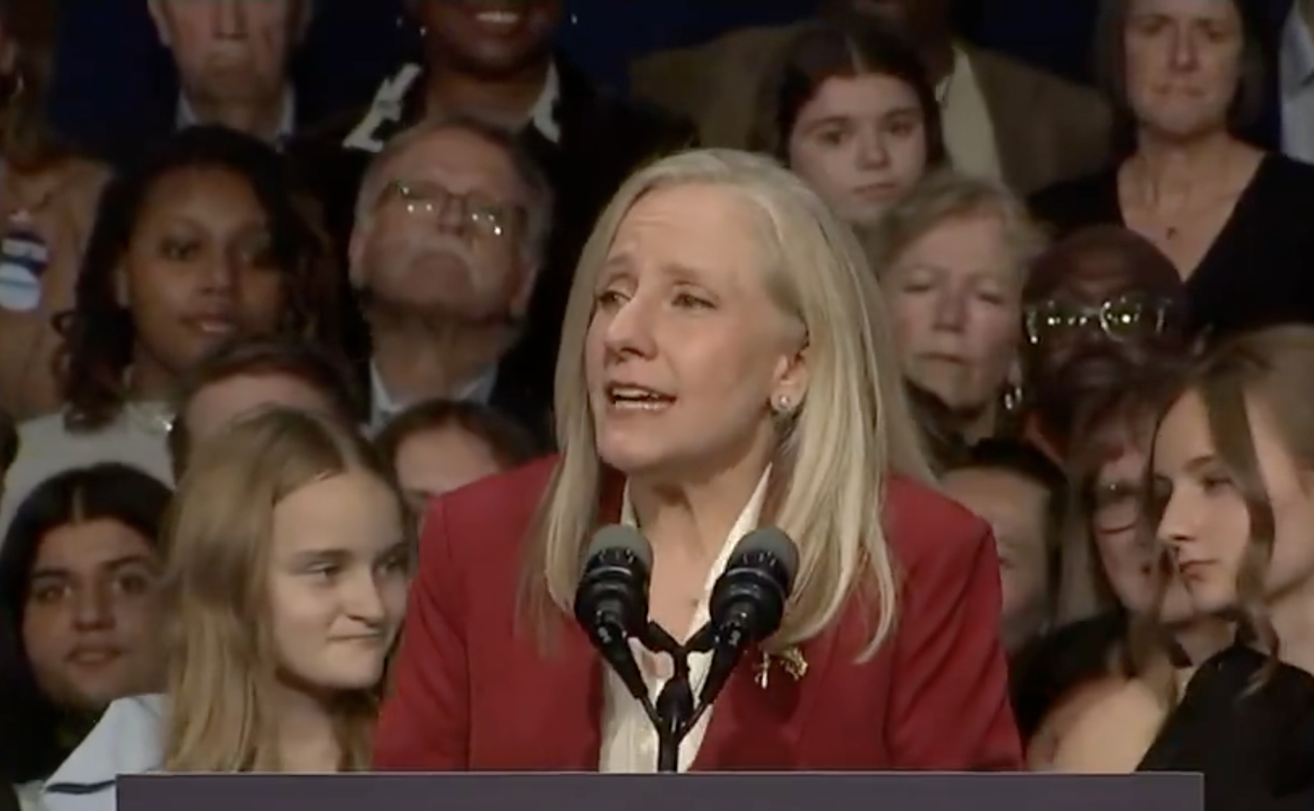 Virginia Governor-elect Abigail Spanberger- image courtesy CSPAN