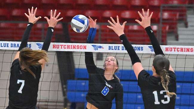 Mattie Galliher and the Blue Dragon Volleyball team play at Butler at 6 p.m. on Wednesday in the opening round of the 2025 Region 6 Tournament.