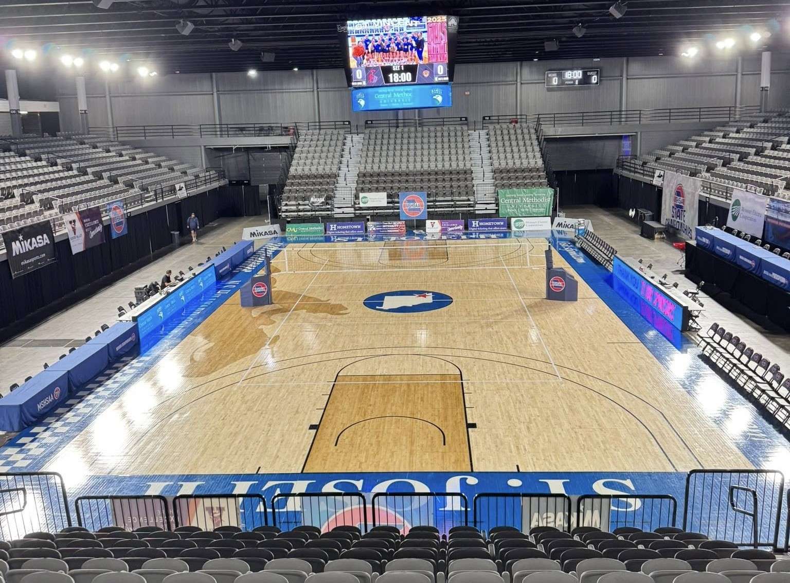 The MSHSAA Girls Volleyball championships begin in St. Joseph today at the Civic Arena bringing teams from across the state representing all five classes/ Photo courtesy of the St. Joseph Sports Commission 